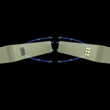 foto de VENTILADOR INV MAGNETICO CAJA THERMALTAKE CT120 EX ARGB 3XVENT VERDE MATCHA