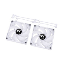 foto de VENTILADOR CAJA THERMALTAKE CT140 ARGB 2XVENT 140MM BLANCO
