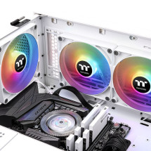 foto de VENTILADOR CAJA THERMALTAKE CT140 ARGB 2XVENT 140MM BLANCO