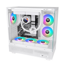 foto de VENTILADOR MAGNETICO DE CAJA THERMALTAKE CT140 EX ARGB 3XVENT BLANCO