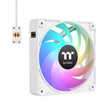 foto de VENTILADOR MAGNETICO DE CAJA THERMALTAKE CT140 EX ARGB 3XVENT BLANCO