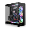 foto de CAJA THERMALTAKE CTE E550 TG MID TOWER 2XUSB 3.0 1XUSB-C SN FUENTE NEGRO