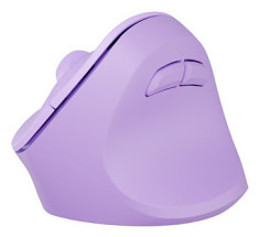 foto de RATON NATEC CRAKE 2 VERTICAL DIESTRO DUAL 2400 DPI LAVANDA BLUETOOTH PILAS