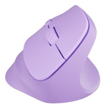 foto de RATON NATEC CRAKE 2 VERTICAL DIESTRO DUAL 2400 DPI LAVANDA BLUETOOTH PILAS