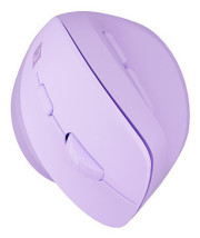 foto de RATON NATEC CRAKE 2 VERTICAL DIESTRO DUAL 2400 DPI LAVANDA BLUETOOTH PILAS