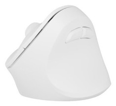 foto de RATON NATEC CRAKE 2 VERTICAL DIESTRO DUAL 2400 DPI BLANCO BLUETOOTH PILAS
