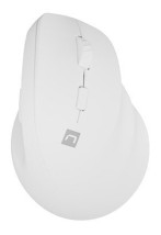 foto de RATON NATEC CRAKE 2 VERTICAL DIESTRO DUAL 2400 DPI BLANCO BLUETOOTH PILAS