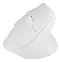foto de RATON NATEC CRAKE 2 VERTICAL DIESTRO DUAL 2400 DPI BLANCO BLUETOOTH PILAS