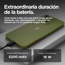 foto de SMARTPHONE MOTOROLA MOTO G15 4G 8GB/256GB IGUANA GREEN