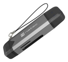 foto de LECTOR DE TARJETAS NATEC SCARAB 3 USB 3.1 GEN 1 USB-A + USB-C SD/MICRO SD