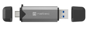 foto de LECTOR DE TARJETAS NATEC SCARAB 3 USB 3.1 GEN 1 USB-A + USB-C SD/MICRO SD