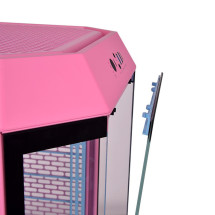 foto de CAJA THERMALTAKE THE TOWER T300 M-ATX 2XUSB 3.0 SIN FUENTE BUBBLE PINK
