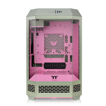 foto de CAJA THERMALTAKE THE TOWER T300 M-ATX 2XUSB 3.0 SIN FUENTE VERDE MATCHA