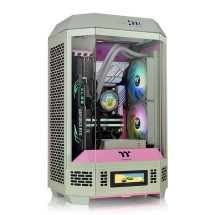 foto de CAJA THERMALTAKE THE TOWER T300 M-ATX 2XUSB 3.0 SIN FUENTE VERDE MATCHA