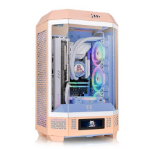 foto de CAJA THERMALTAKE THE TOWER T300 M-ATX 2XUSB 3.0 SN FUENTE PEACH