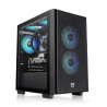 foto de CAJA THERMALTAKE VERSA H16 TG ARGB M-ATX 3XVENTX120 MM SN FUENTE NEGRO