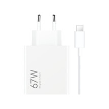foto de CARGADOR XIAOMY HYPER CHARGING COMBO 67W TYPE-A BLANCO