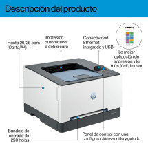 foto de HP LaserJet Pro 3202dn Color Impresora, Solo Ethernet; A doble cara