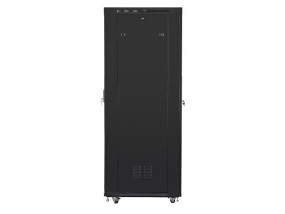 foto de ARMARIO LANBERG RACK 19 42U 600X1000 FLAT PACK V2 PUERTA MESH CON LCD NEGRO