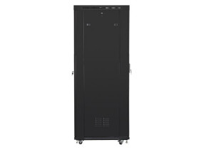 foto de ARMARIO LANBERG RACK 19 42U 600X1000 FLAT PACK V2 PUERTA MESH CON LCD NEGRO