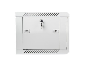 foto de ARMARIO LANBERG MURAL RACK 19 6U 600X450 FLAT PACK V2 PUERTA CRISTAL GRIS