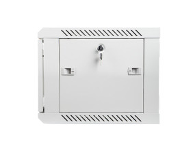 foto de ARMARIO LANBERG MURAL RACK 19 6U 600X450 FLAT PACK V2 PUERTA CRISTAL GRIS