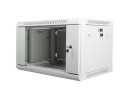 foto de ARMARIO LANBERG MURAL RACK 19 6U 600X450 FLAT PACK V2 PUERTA CRISTAL GRIS