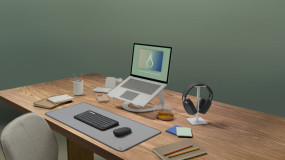 foto de RATON LOGITECH PEBBLE MOUSE M350S GRAFITO BLUETOOTH PILAS