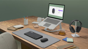 foto de RATON LOGITECH PEBBLE MOUSE M350S GRAFITO BLUETOOTH PILAS