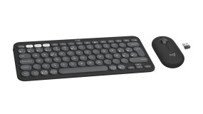 foto de COMBO TECLADO RATON LOGITECH QWERTY INALAMBRICO GRAFITO