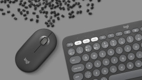 foto de COMBO TECLADO RATON LOGITECH QWERTY INALAMBRICO GRAFITO