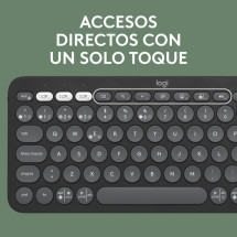 foto de COMBO TECLADO RATON LOGITECH QWERTY INALAMBRICO GRAFITO