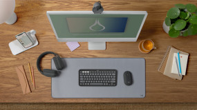 foto de COMBO TECLADO RATON LOGITECH QWERTY INALAMBRICO GRAFITO