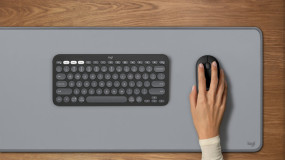 foto de COMBO TECLADO RATON LOGITECH QWERTY INALAMBRICO GRAFITO