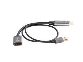 foto de ADAPTADOR LANBERG 4K HDMI MACHO/DISPLAYPORT HEMBRA 20CM