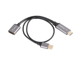 foto de ADAPTADOR LANBERG 4K HDMI MACHO/DISPLAYPORT HEMBRA 20CM
