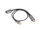 foto de ADAPTADOR LANBERG 4K HDMI MACHO/DISPLAYPORT HEMBRA 20CM