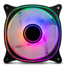 foto de VENTILADOR NOX HUMMER V-FAN ARGB ESPEJO INFINITO 120MM