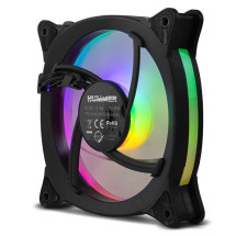 foto de VENTILADOR NOX HUMMER V-FAN ARGB ESPEJO INFINITO 120MM