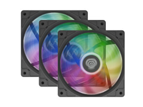 foto de VENTILADOR GENESIS OXAL 120 ARGB NEGRO PACK 3 UDS