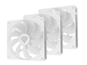 foto de VENTILADOR GENESIS OXAL 120 ARGB BLANCO PACK 3 UDS