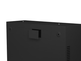 foto de ARMARIO LANBERG MURAL RACK 19 6U+3U/540X200 BAJO PERFIL NEGRO ENSAMBLADO