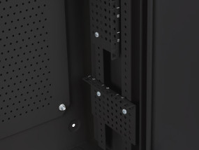 foto de ARMARIO LANBERG MURAL RACK 19 6U+3U/540X200 BAJO PERFIL NEGRO ENSAMBLADO