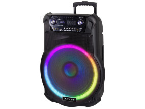 foto de ALTAVOZ KARAOKE TREVI XF 1600 KB 200W AMPLIF+AW+TROLLEY+MIC WIRELESS INCLUIDO