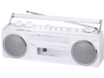 foto de RADIO CASSETTE RR 501 BT PORTABLE RADIO RECORDER +USB+AW WHITE
