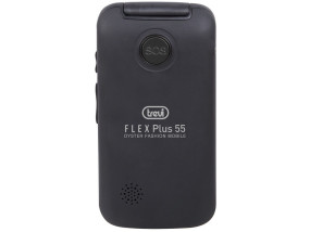 foto de TELEFONO TREVI FLEX PLUS 55 FLIP SENIOR PHONE DUAL SCREEN BLACK