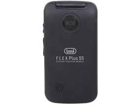 foto de TELEFONO TREVI FLEX PLUS 55 FLIP SENIOR PHONE DUAL SCREEN BLACK