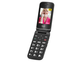 foto de TELEFONO TREVI FLEX PLUS 90 4G FLIP SENIOR PHONE DUAL SCREEN BLACK
