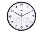 foto de RELOJ PARED TREVI OM 3510 T 30CM WALL CLOCK+TERM.+HYGROM. BLACK