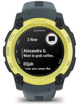 foto de SMARTWATCH GARMIN INSTIN E 40MM AMARILLO SILICONA AZUL